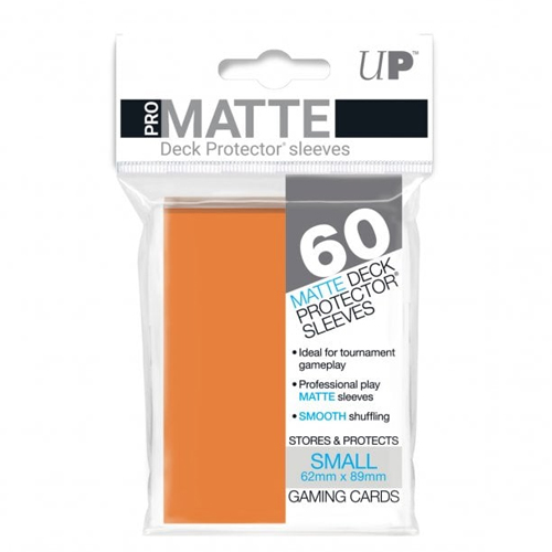 Ultra Pro 60ct Pro-Matte Small Deck Protectors (Orange)