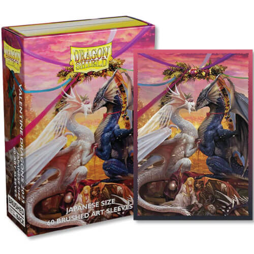 Dragon Shield Japanese Size Brushed Art Valentine 23 960)